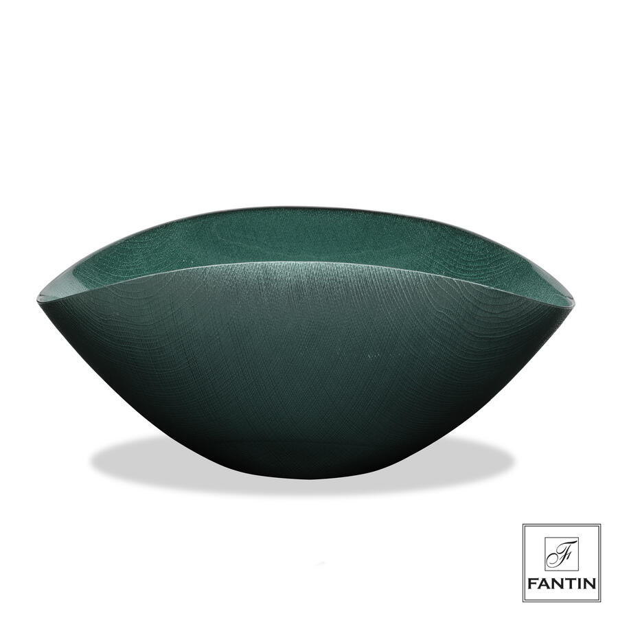 Fantin Argenti - Ciotola Verde in vetro 14h