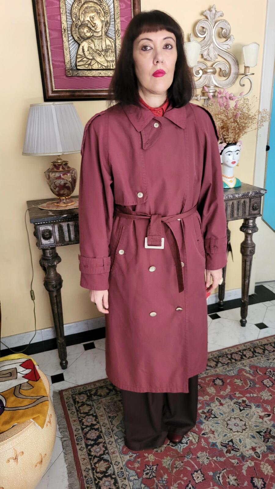 Trench Bordeaux 