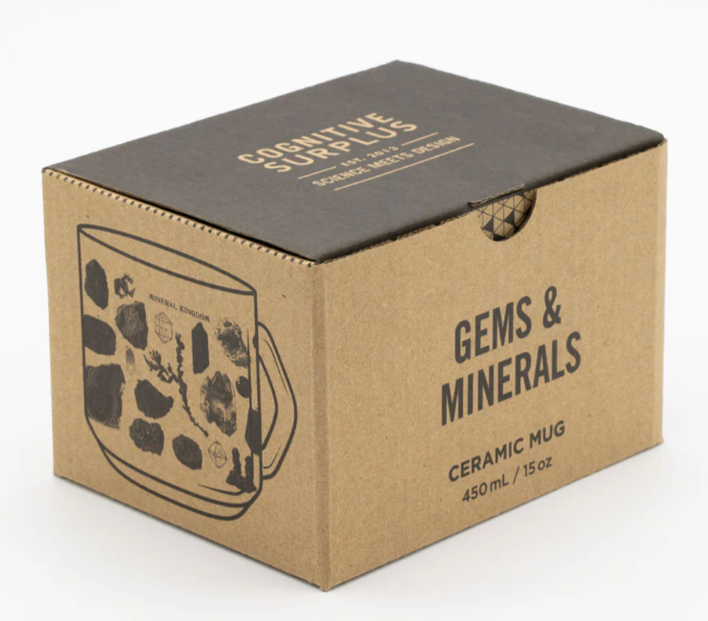 COGNITIVE SURPLUS - Tazza scientifica in ceramica: Gems & Minerals