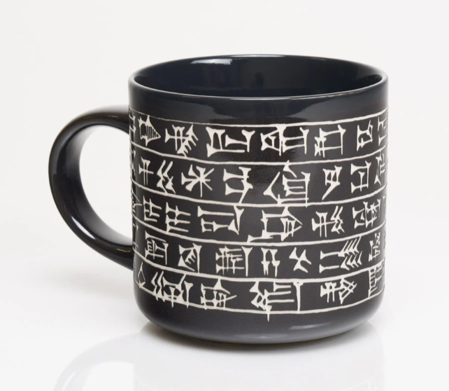 COGNITIVE SURPLUS - Tazza scientifica in ceramica: Cuneiform 