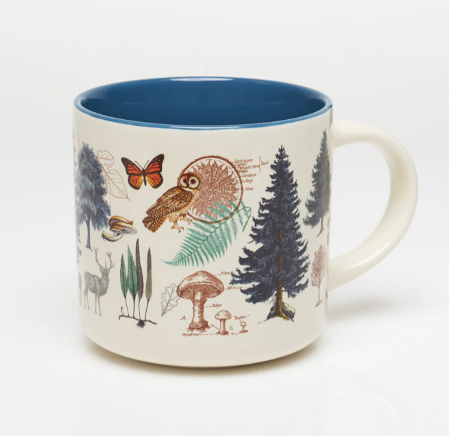 COGNITIVE SURPLUS - Tazza scientifica in ceramica: Woodland Forest