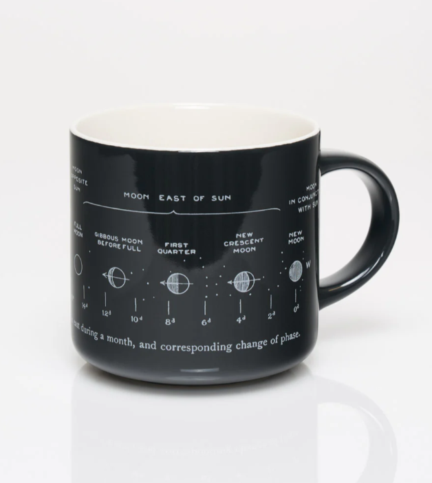 COGNITIVE SURPLUS - Tazza scientifica in ceramica: Lunar Phases
