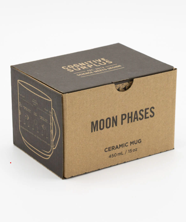 COGNITIVE SURPLUS - Tazza scientifica in ceramica: Lunar Phases