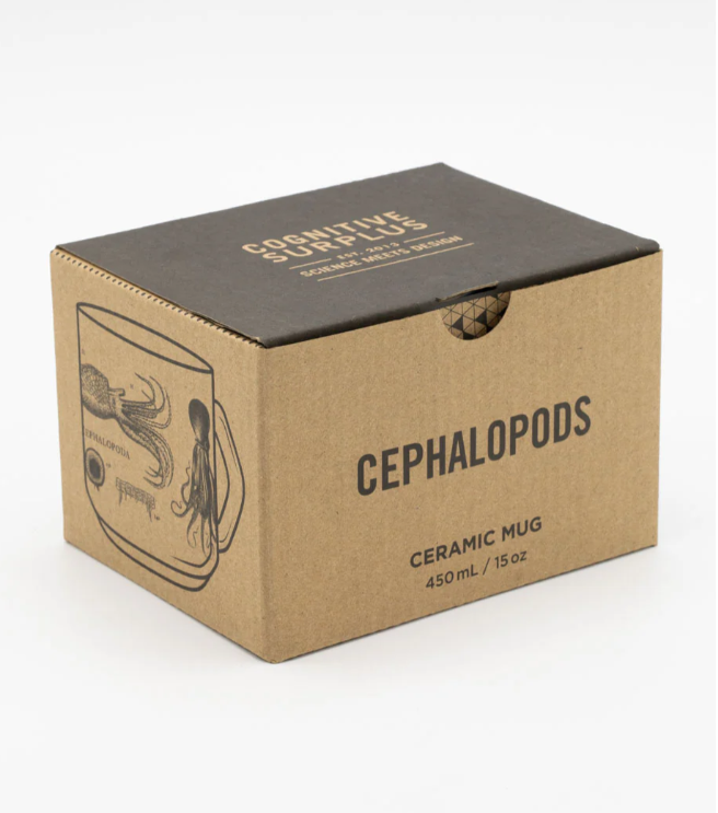 COGNITIVE SURPLUS - Tazza scientifica in ceramica: Cephalopods 