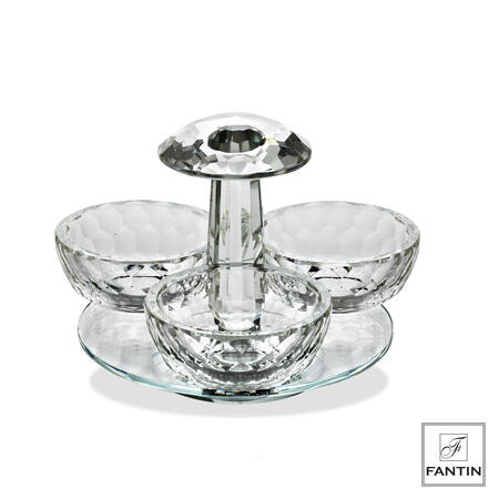 Fantin Argenti - Set 3 ciotoline ø10 girevole cristallo