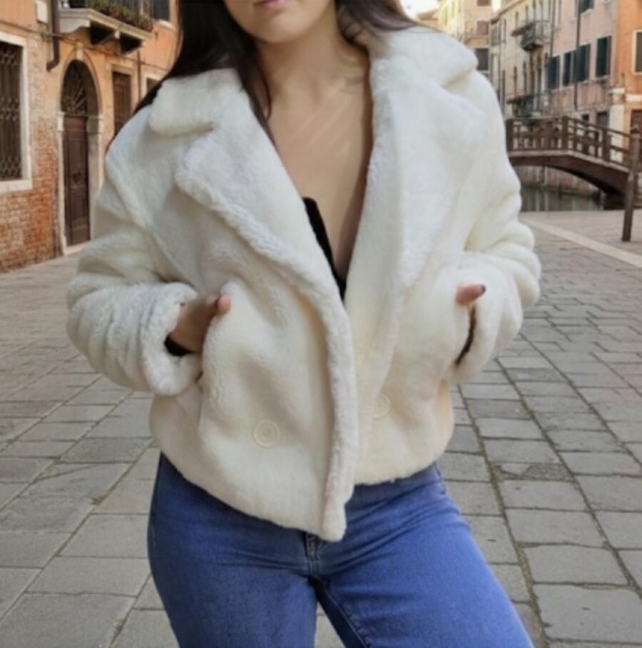 Giubbino pelliccia taglia dalla S alla XL 