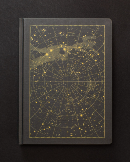 COGNITIVE SURPLUS - Quaderno con copertina rigida (17,5x23 cm): The Night Sky Dark Matter Notebook