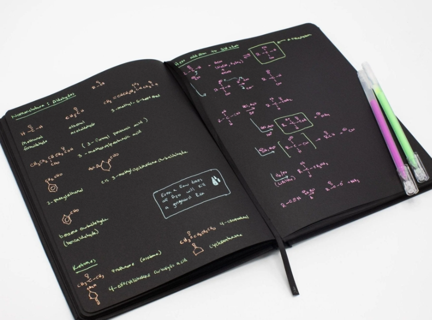 COGNITIVE SURPLUS - Quaderno con copertina rigida (17,5x23 cm): The Night Sky Dark Matter Notebook