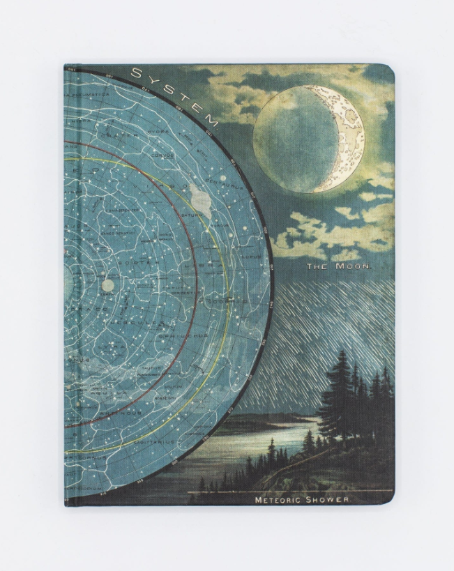 COGNITIVE SURPLUS - Quaderno con copertina rigida (17,5x23 cm): Star Map Notebook