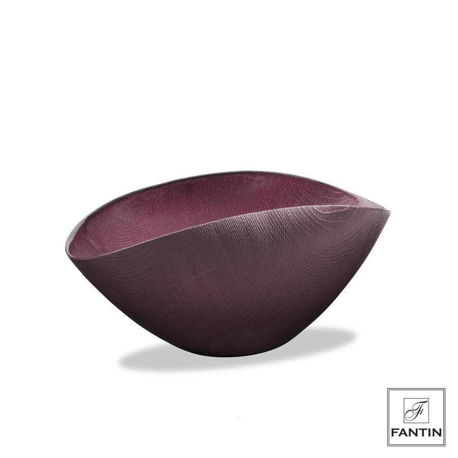 Fantin Argenti - Ciotola Ametista in vetro 8,5h