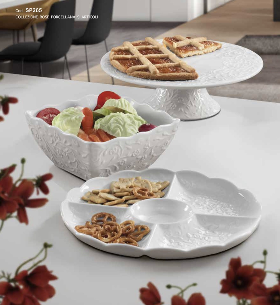 Fantin Argenti - Ciotole in porcellana Rose