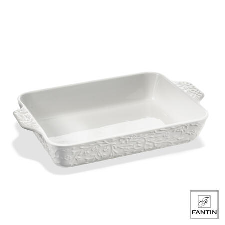 Fantin Argenti - Pirofila grande in porcellana Rose