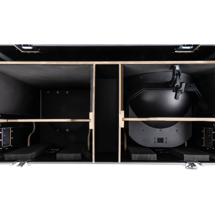 Showtec Flight case per 2x Showtec Goliath