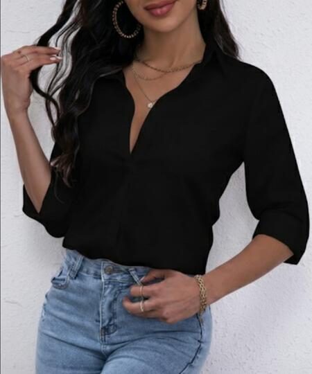 Camicia cotone elasticizzato vari colori taglia unica