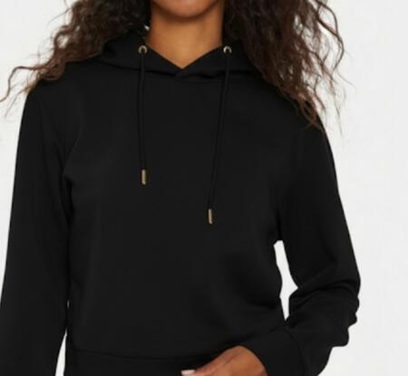 Felpa con cappuccio non felpata vari colori taglia unica a