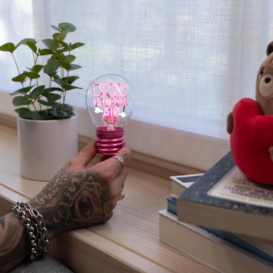 Set di 2 Penne Gel Cancellabili Better Together + Lampada decorativa Love is in the Air