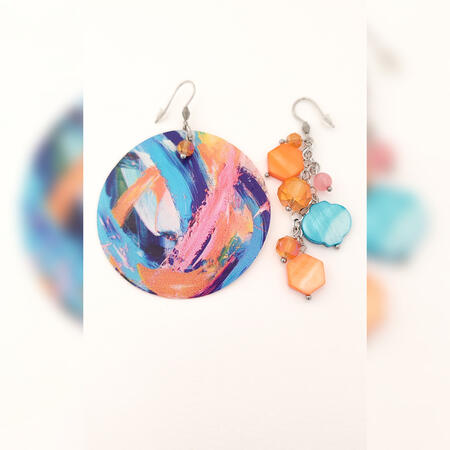 Orecchini Asimmetrici #365