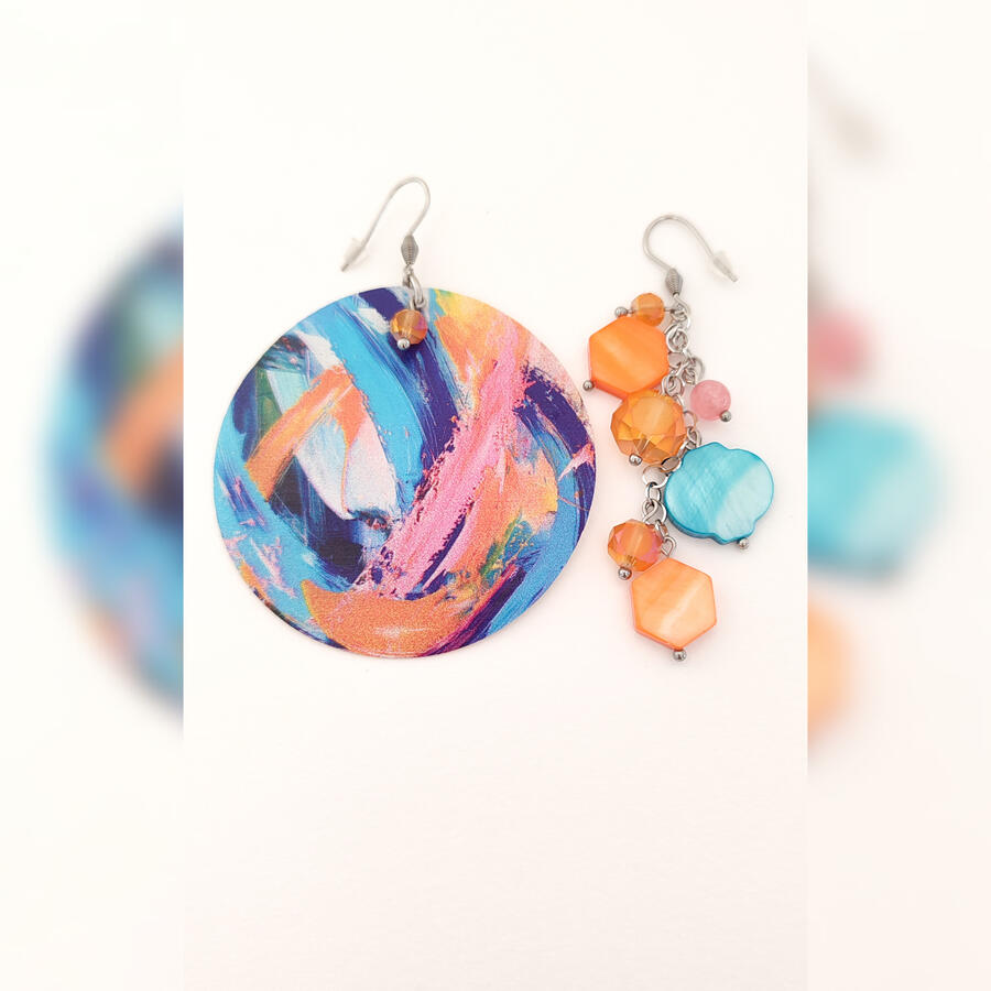 Orecchini Asimmetrici #365