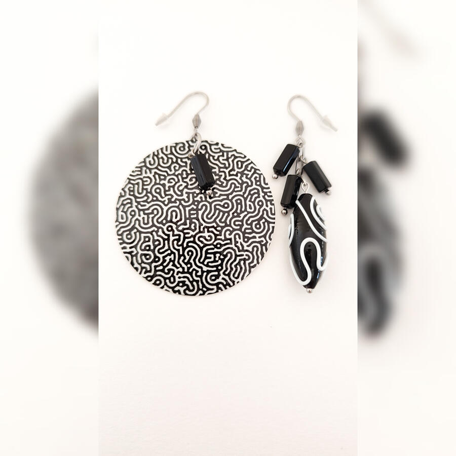 Orecchini Asimmetrici #367