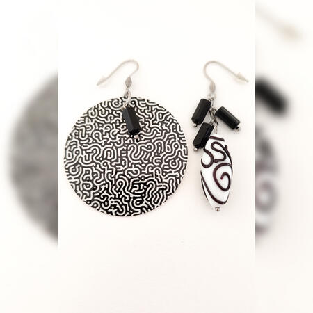 Orecchini Asimmetrici #368