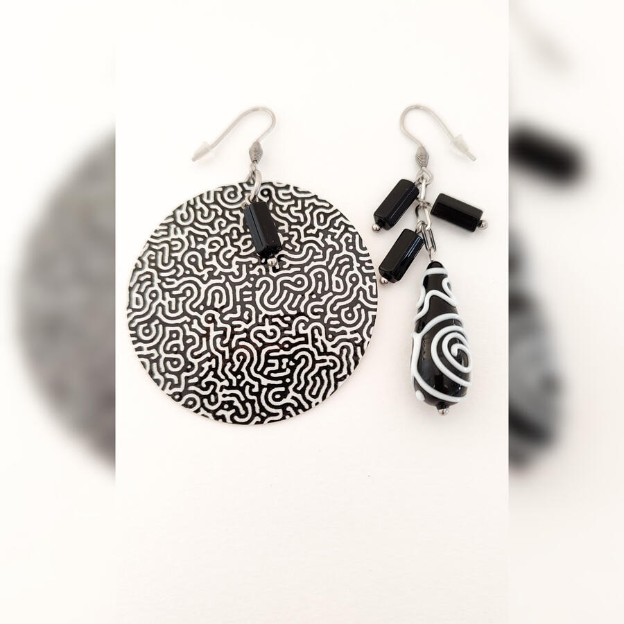 Orecchini Asimmetrici #369