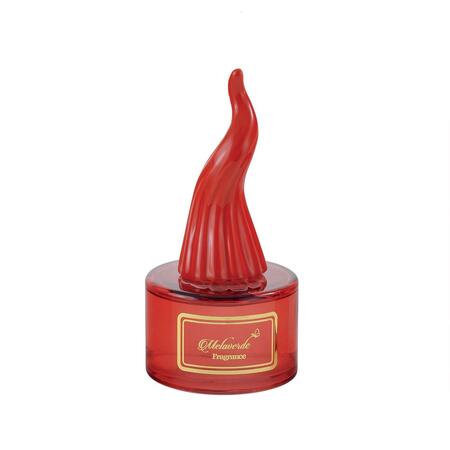 Melaverde - Profumatore tondo con tappo corno rosso 250 ml