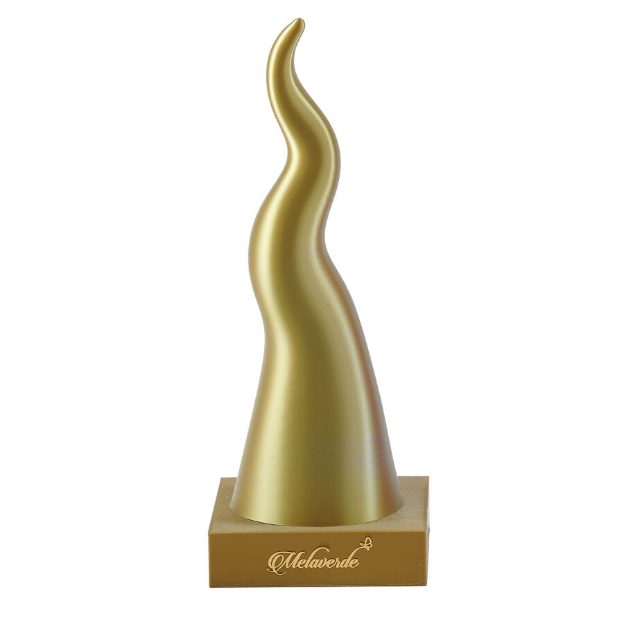 Melaverde - Corno Oro Silver h28cm in PLA