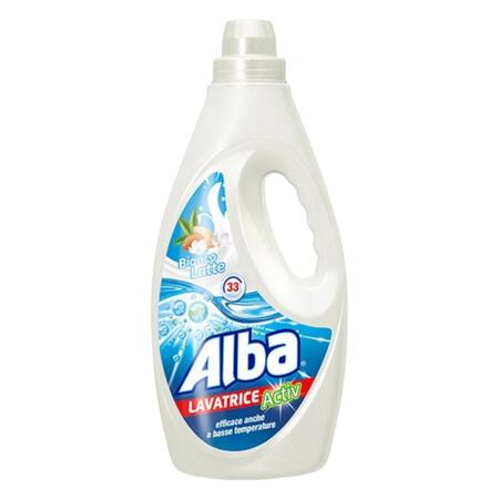 ALBA LAVATRICE BIANCO LATTE 33 LAVAGGI 1850 ML (Confezione da 16 pezzi) 