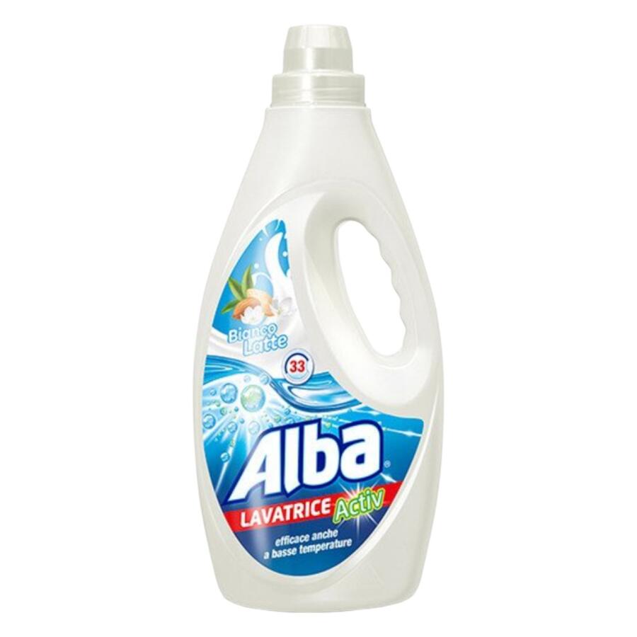 ALBA LAVATRICE BIANCO LATTE 33 LAVAGGI 1850 ML (Confezione da 16 pezzi) 