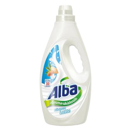 ALBA AMMORBIDENTE BIANCO LATTE 33 LAVAGGI 1850 ML (Confezione da 16 pezzi) 