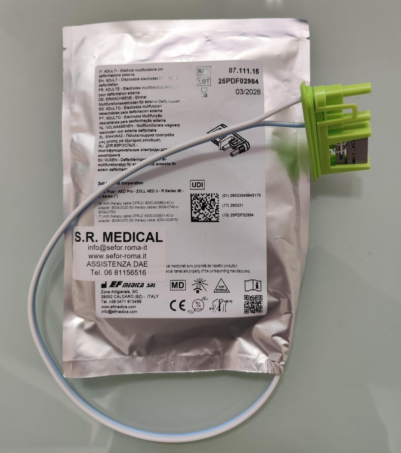 Elettrodi adulti COMPATIBILI per defibrillatori ZOLL