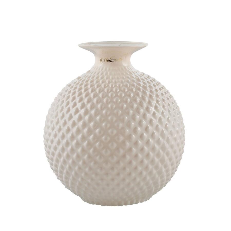 Melaverde - Vaso Javier Crema Lucido 22cm