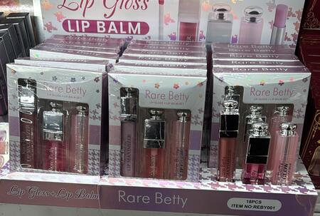 RARE BETTY LIP GLOSS + LIP BALM (Dupe Dior)