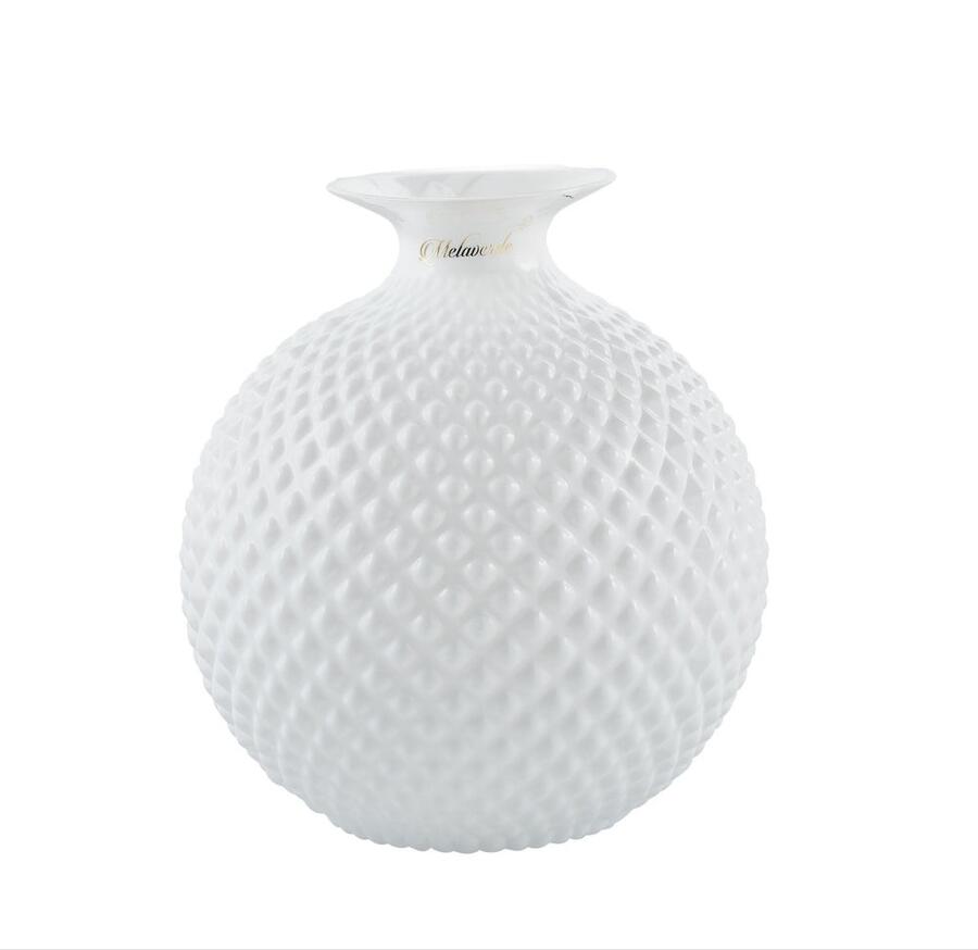 Melaverde - Vaso Javier Bianco Lucido 22cm