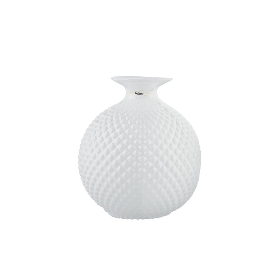 Melaverde - Vaso Javier Bianco Lucido 17cm