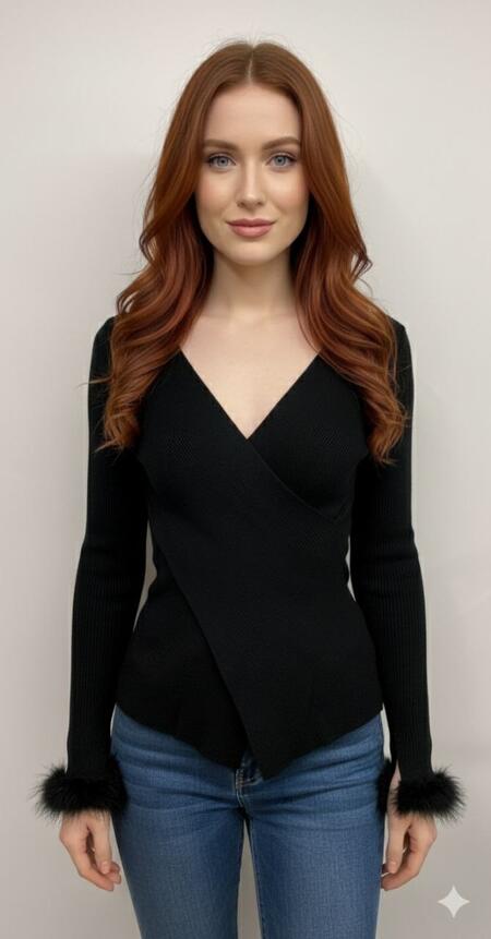 Maglia Influencer incrociata