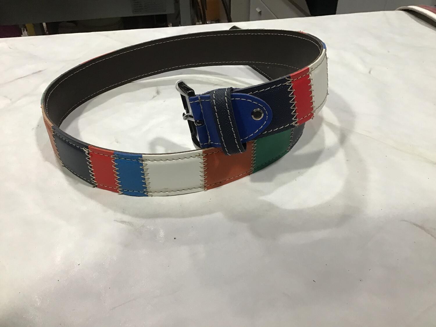 Cintura pelle Multicolor