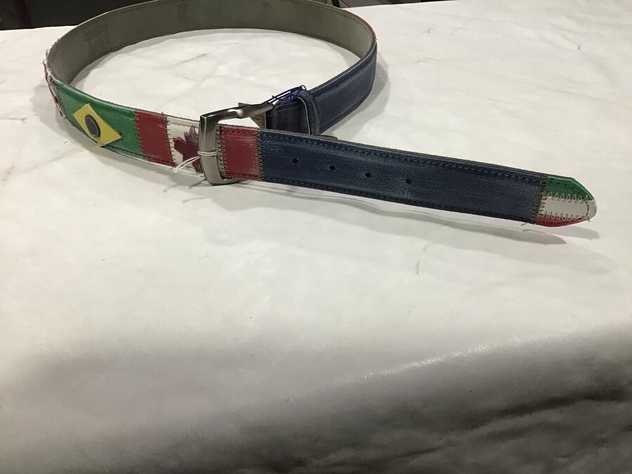 Cinture pelle Bandiere 