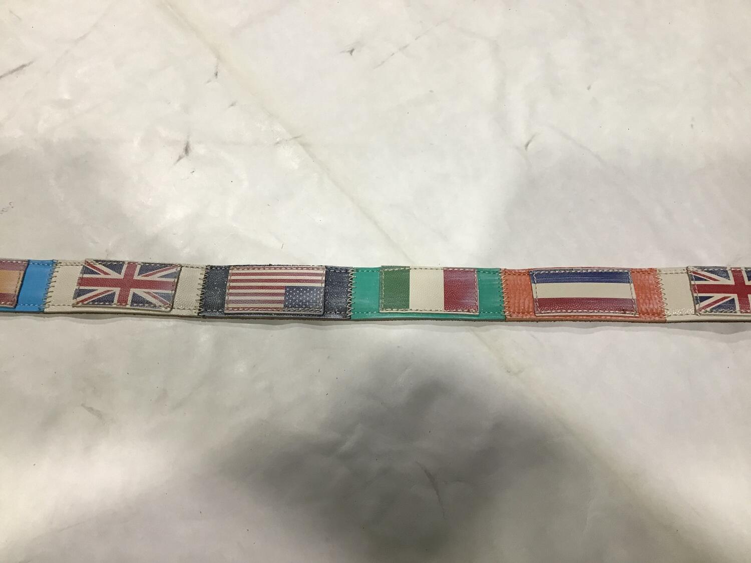 Cintura pelle Bandiera 3