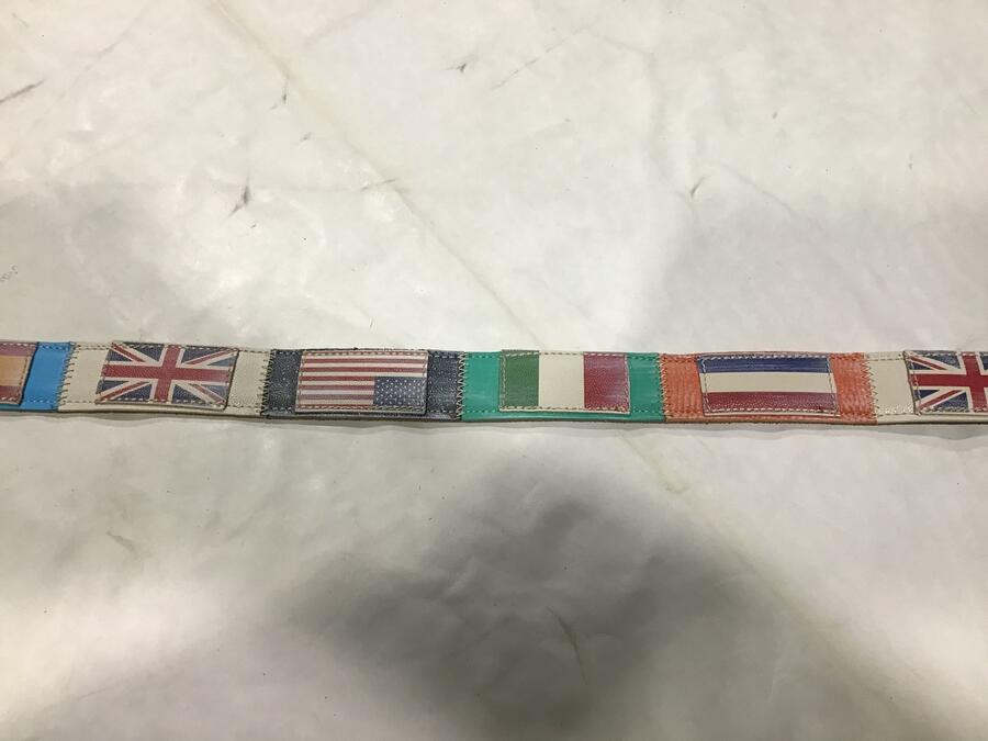 Cintura pelle Bandiera 3