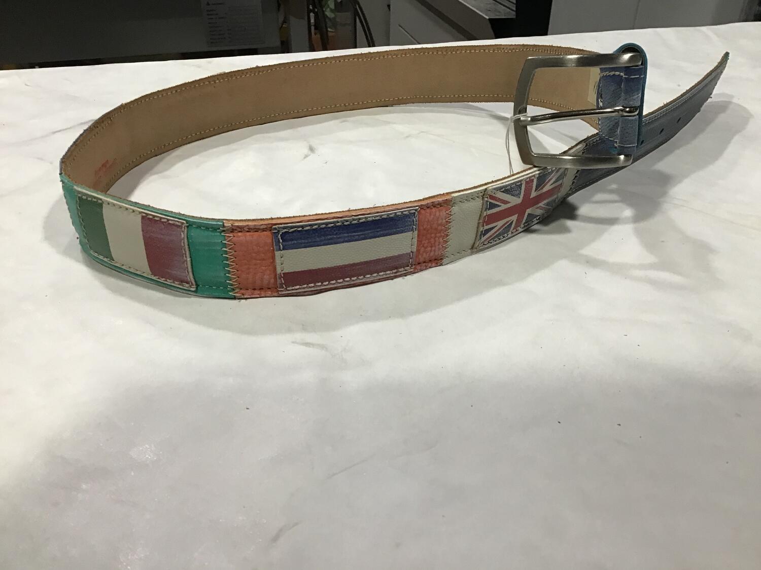 Cintura pelle Bandiera 3