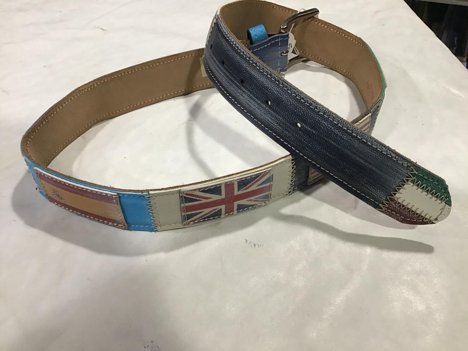 Cintura pelle Bandiera 3