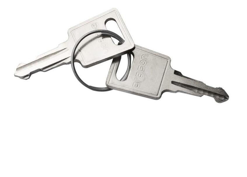 CHIAVI DI SICUREZZA PER NUOVO TERMINALE ESTRAIBILE ORIZZONTALE TIPO ZH ARAGON