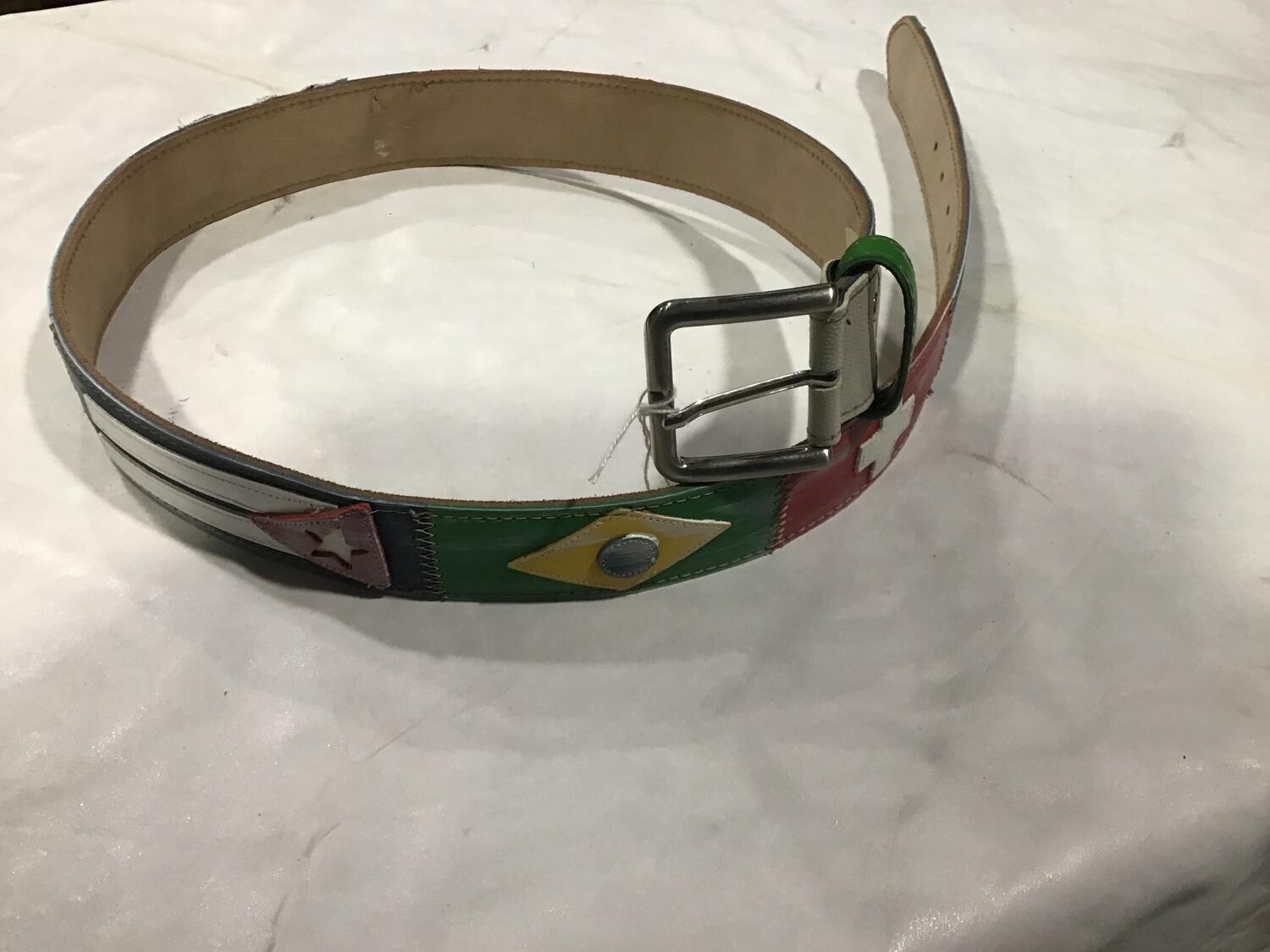 Cintura pelle bandiera 4