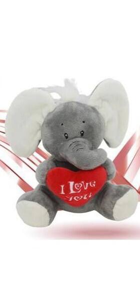 ELEFANTE CON CUORE 15 cm