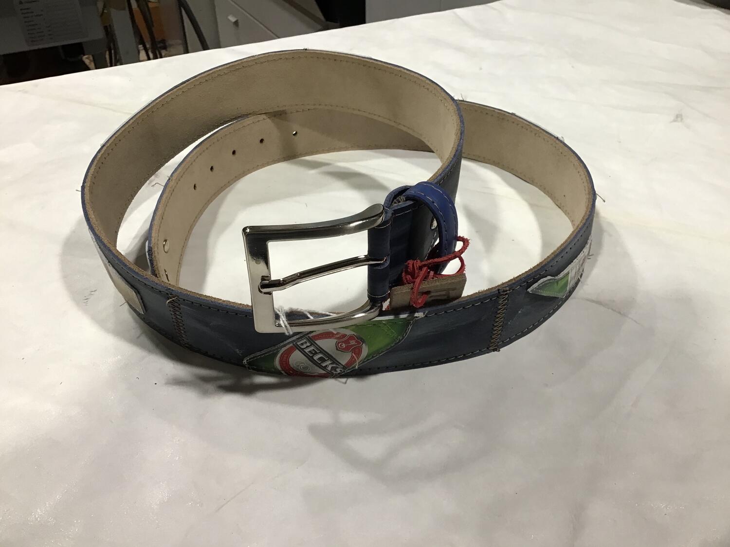 Cintura pelle Tappo Bottiglia punta 2