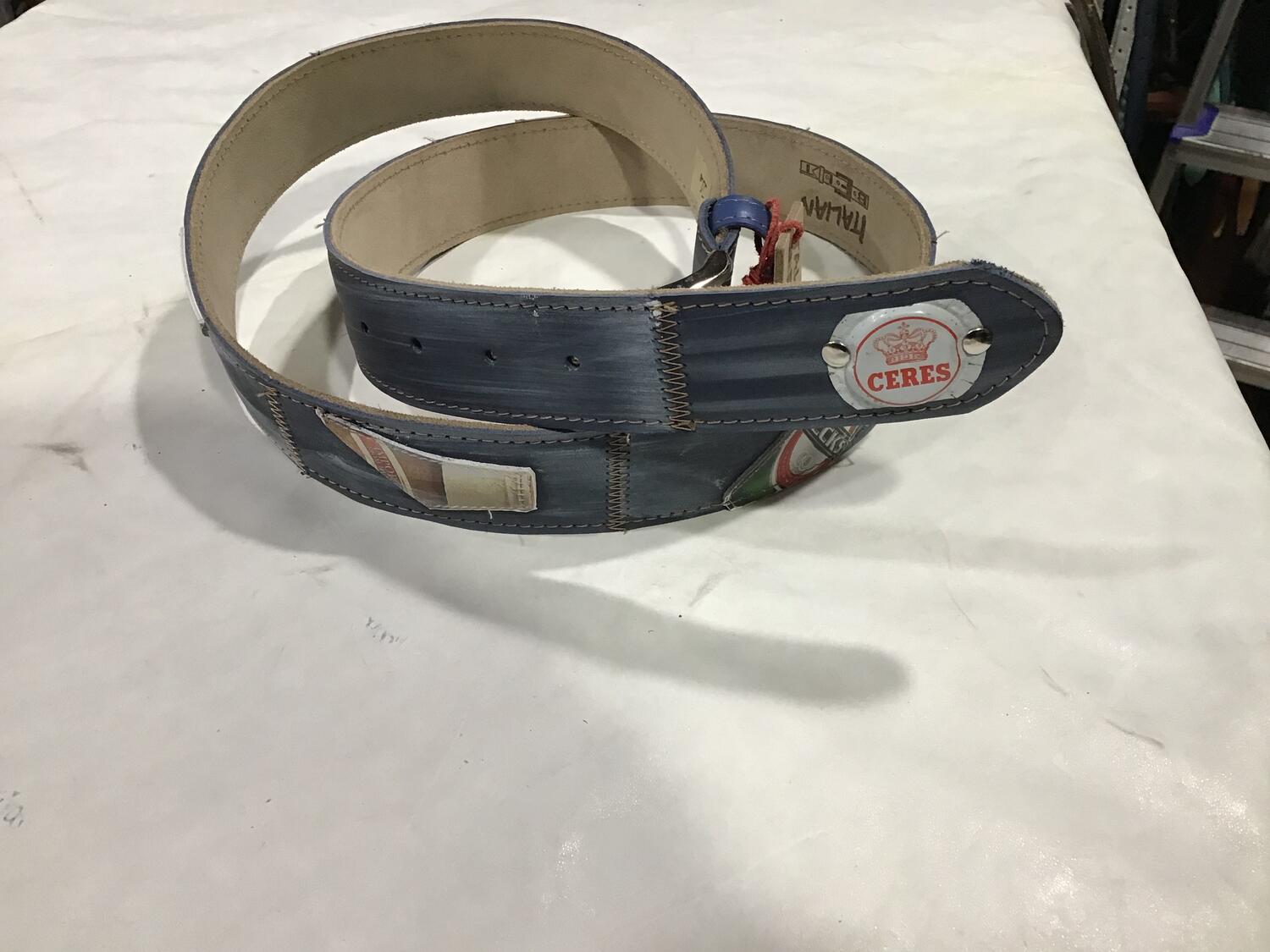 Cintura pelle Tappo Bottiglia punta 2