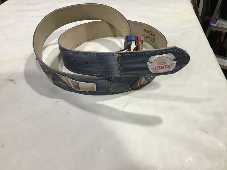 Cintura pelle Tappo Bottiglia punta 2