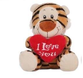 TIGRE CON CUORE LOVE YOU 15 cm