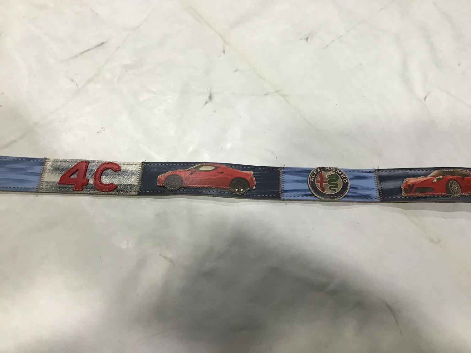 Cintura pelle Alfa Romeo 4C.  2